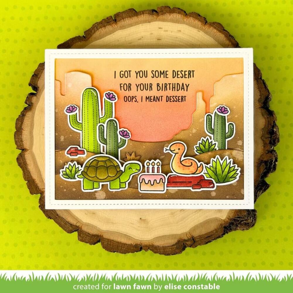 Lawn Fawn - Clear Stamps - Critters in the Desert LF3415