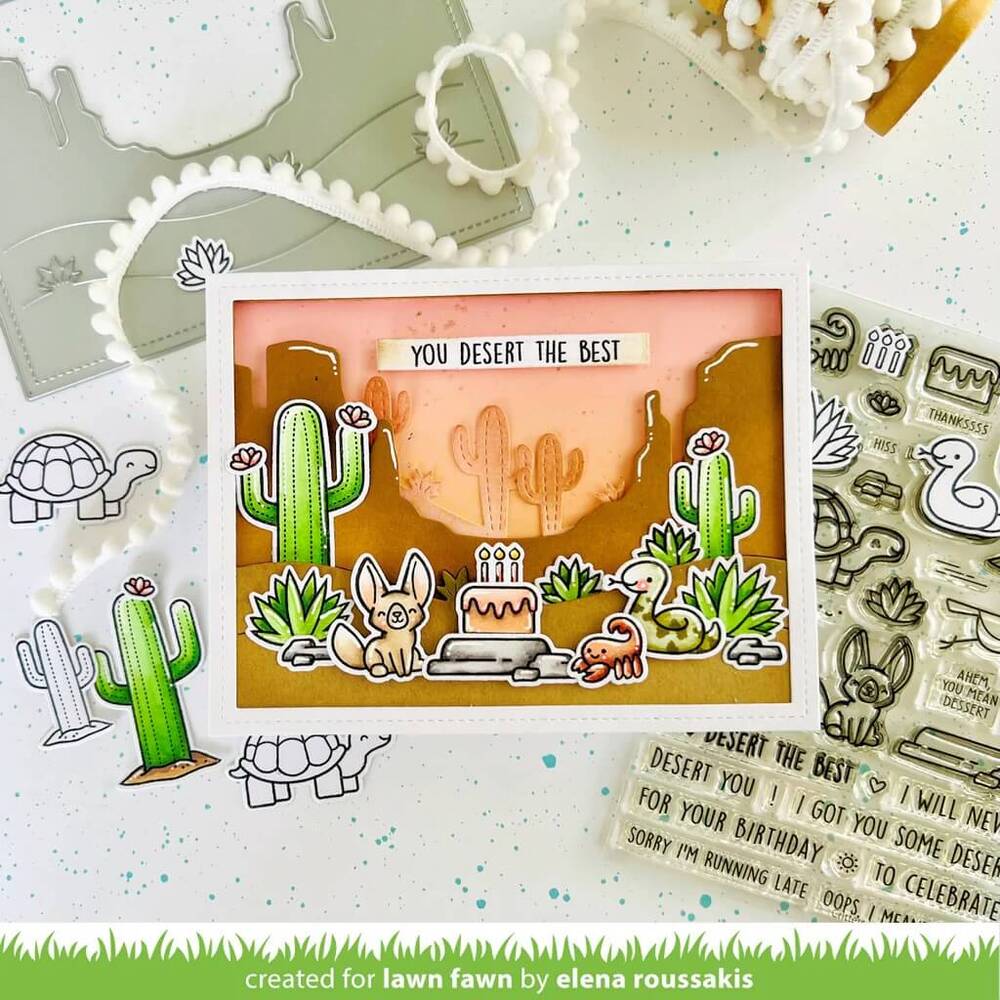 Lawn Fawn Dies - Critters in the Desert LF3416