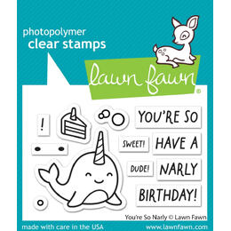 Lawn Fawn - Clear Stamps - You're So Narly LF3297