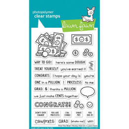 Lawn Fawn - Clear Stamps - How You Bean? Money Add-On LF3419