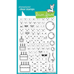 Lawn Fawn - Clear Stamps - All the Smiles LF3423