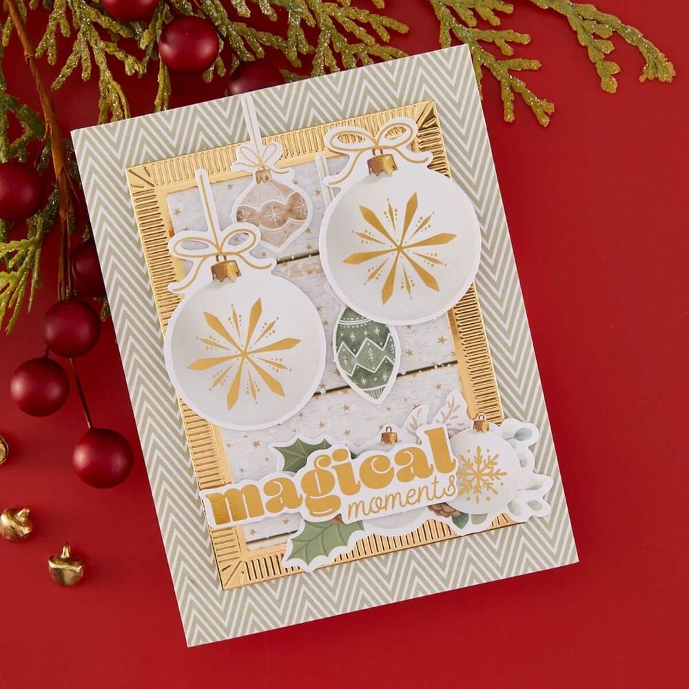 Spellbinders - Rosie's Studio Sleigh Bells Ring Cardstock Diecut Ephemera 169397