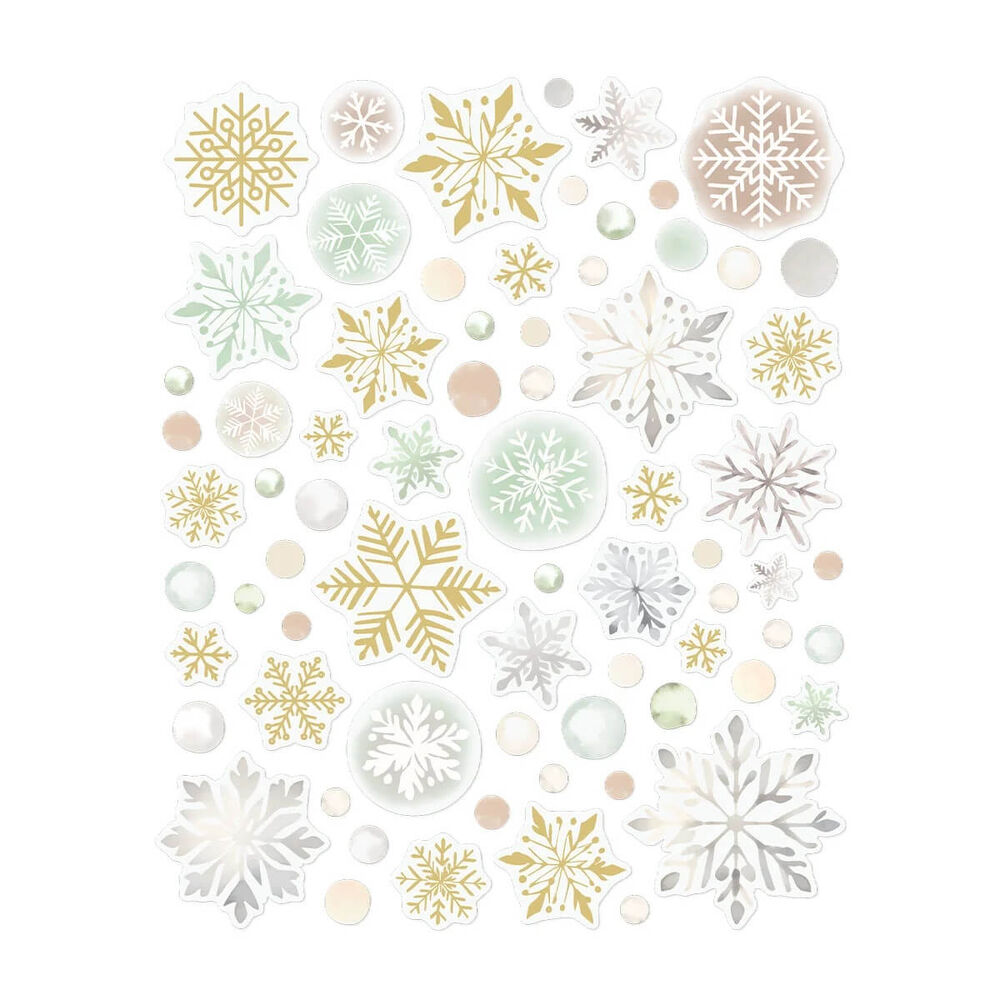 Spellbinders - Rosie's Studio Sleigh Bells Ring Glisten Stickers 169428