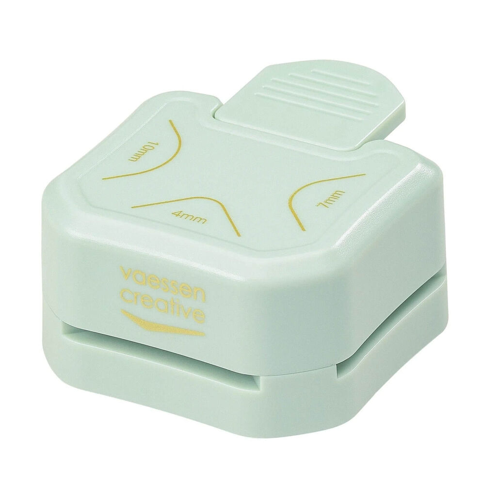 Vaessen Creative 3-in-1 Corner Punch (4-7-10mm) - Mint