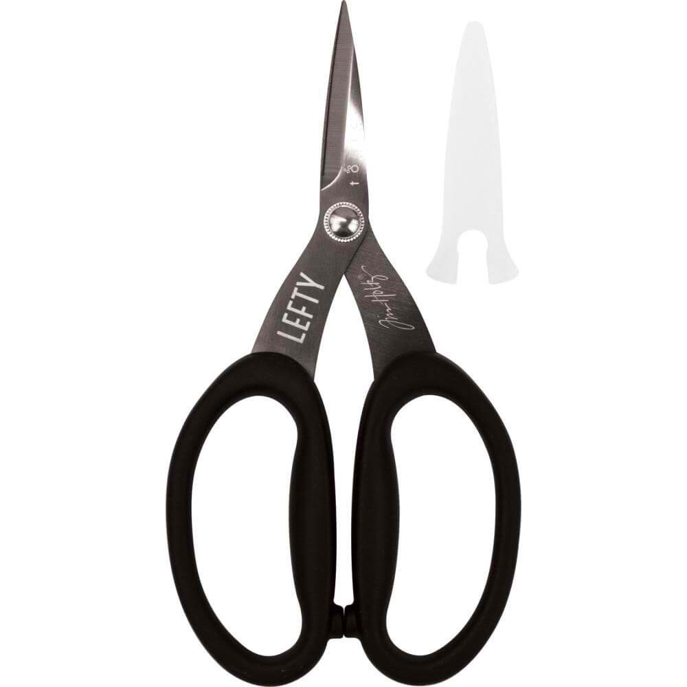 Tim Holtz Non-Stick Titanium Micro Serrated Left-handed Scissors 7”