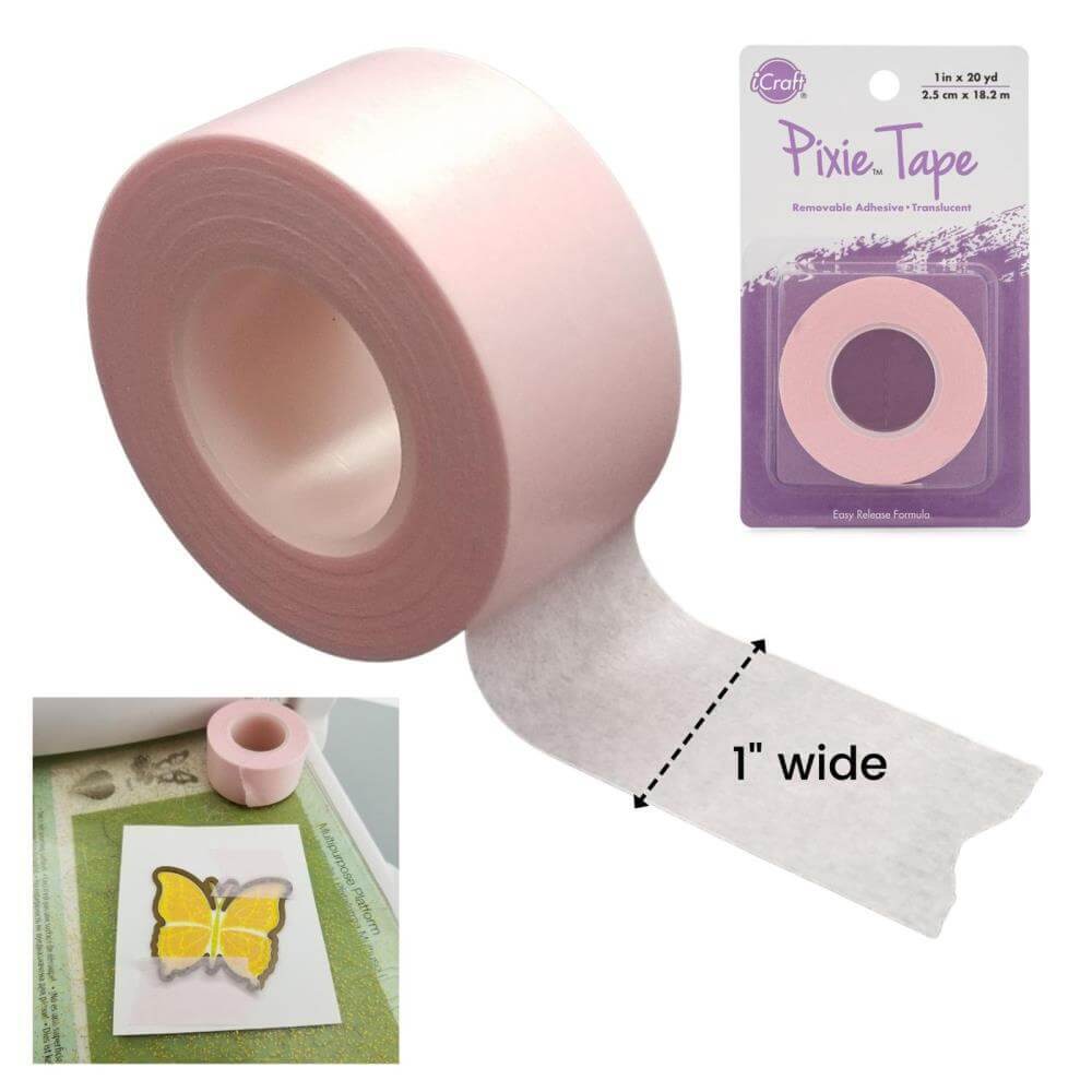 iCraft Pixie Tape Removable Tape (1" x 20 yd)