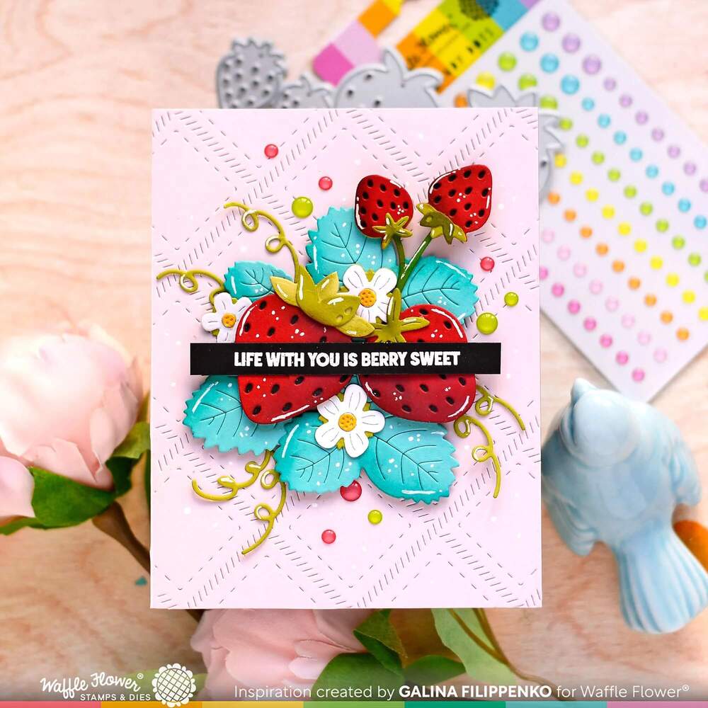 Waffle Flower Dies - Sweet Plaid Texture 421499