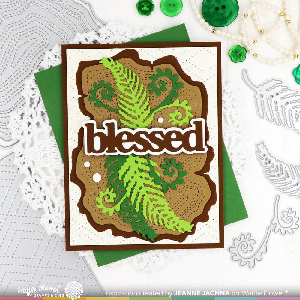 Waffle Flower Dies - Blessed Print 421554