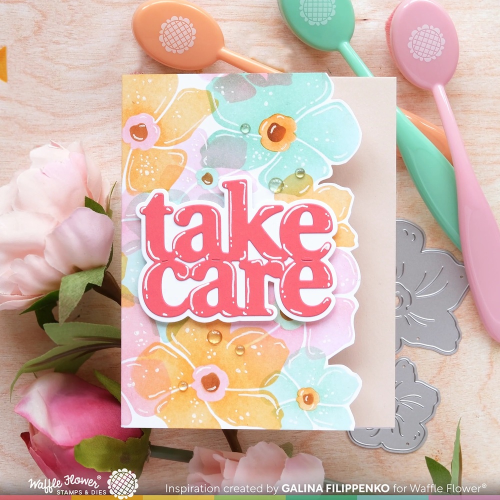 Waffle Flower Dies - Oversized Take Care Print 421642
