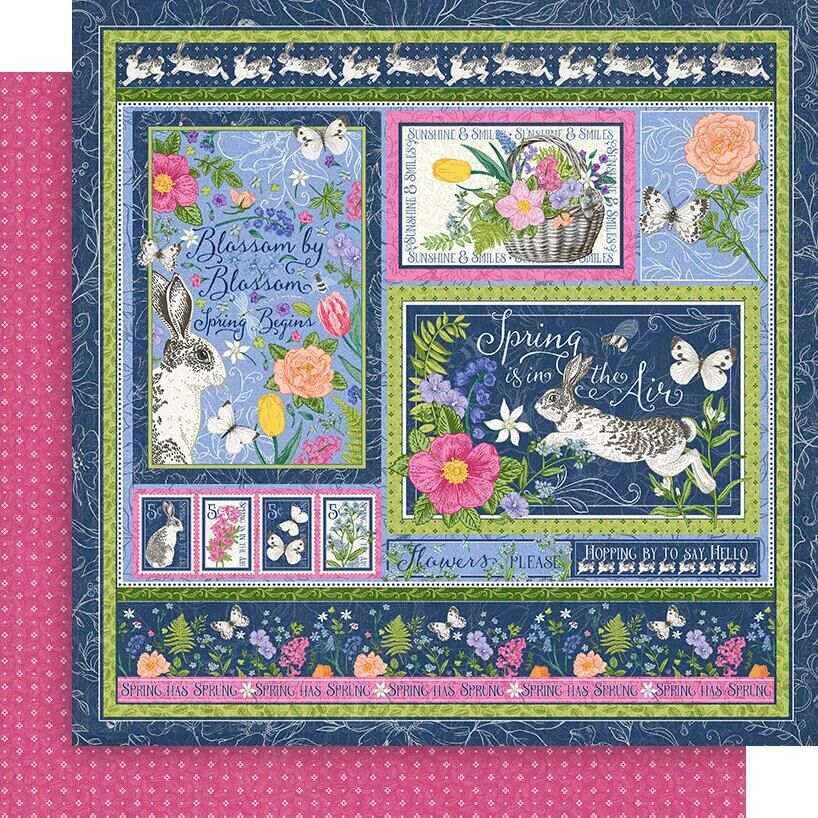 Graphic 45 Collection Pack 8"X8" - Spring Is In The Air