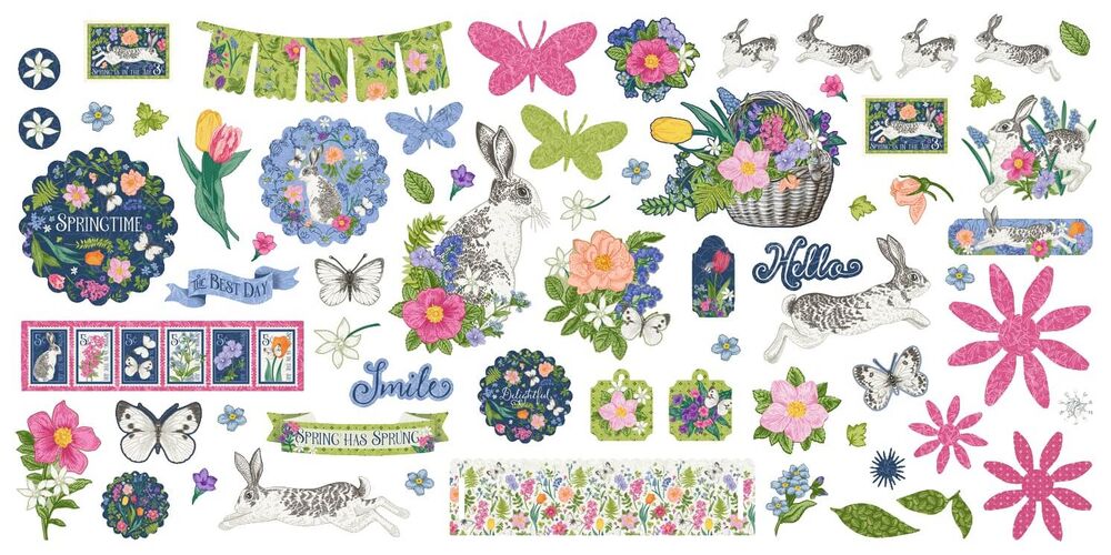 Graphic 45 Ephemera Set - Spring is in the Air