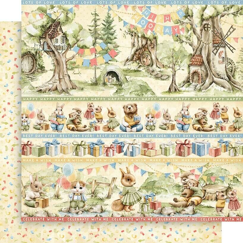 Graphic 45 Collection Pack 12"X12" - Hip Hip Hooray