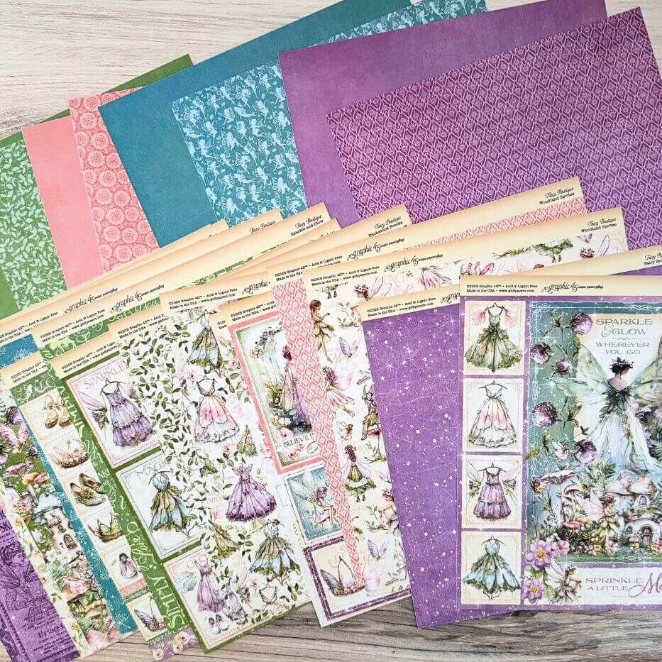 Graphic 45 Collection Pack 8"X8" - Fairy Boutique