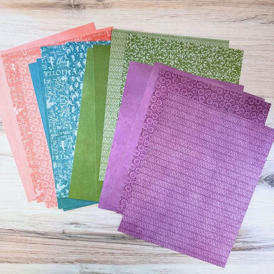 Graphic 45 Patterns & Solids Collection Pack 8.5"X11" - Fairy Boutique
