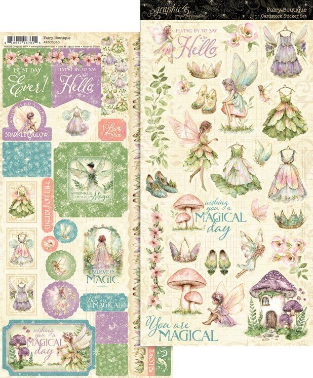 Graphic 45 Sticker Set - Fairy Boutique