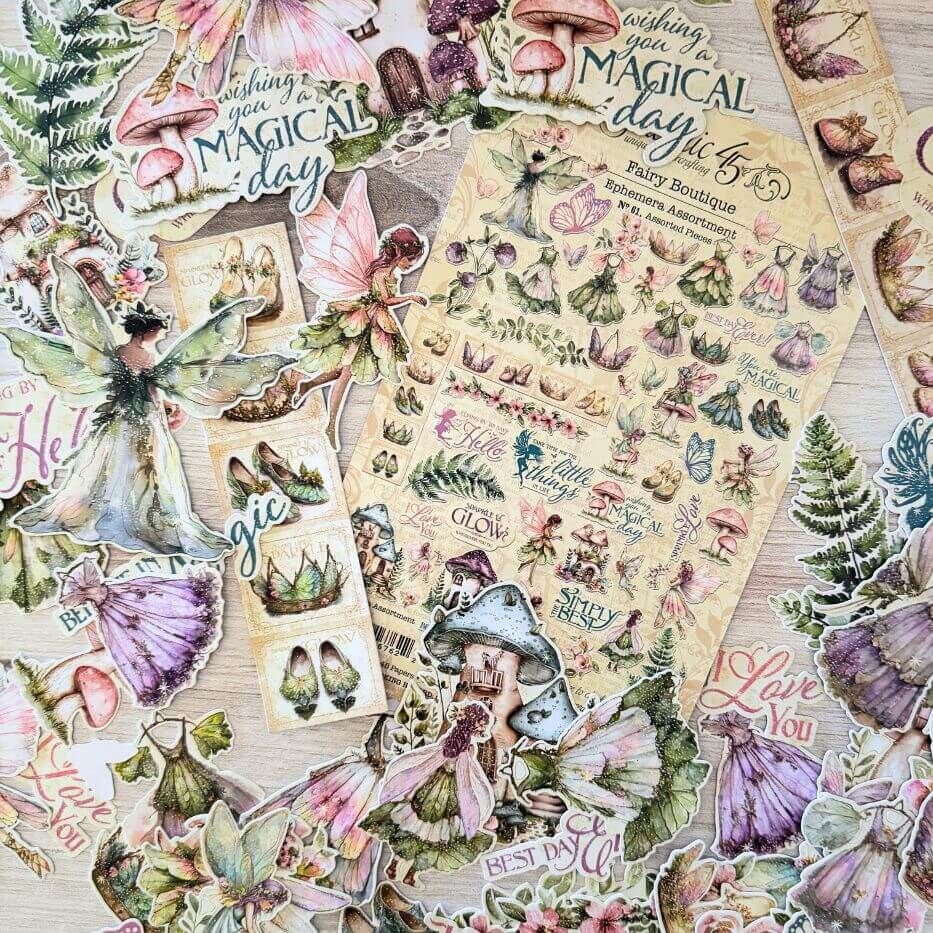 Graphic 45 Ephemera Set - Fairy Boutique
