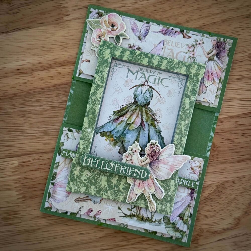 Graphic 45 Chipboard Die-Cuts - Tags & Frames, Fairy Boutique
