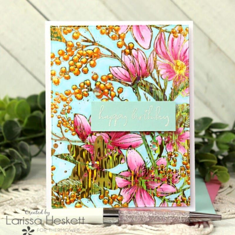 Deco Foil Transfer Sheets 6"x 6" 12/Pkg - Firelight