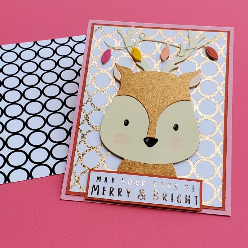 Deco Foil Transfer Sheets 6"x 6" 12/Pkg - Sparkling Cider