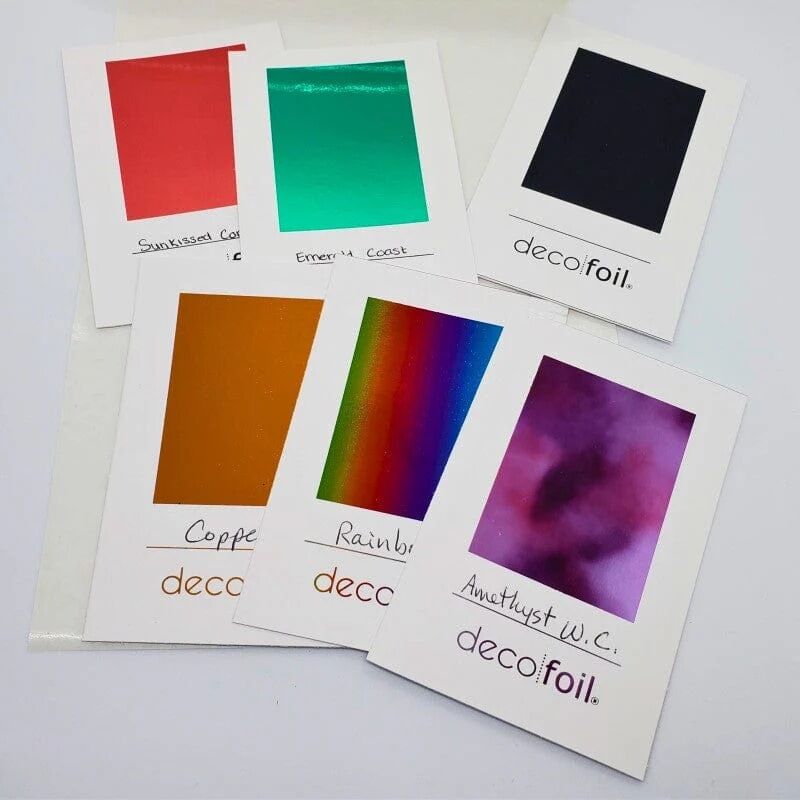 Deco Foil Toner Swatch Cards 4.25" x 5.5" 8/Pkg - Singles