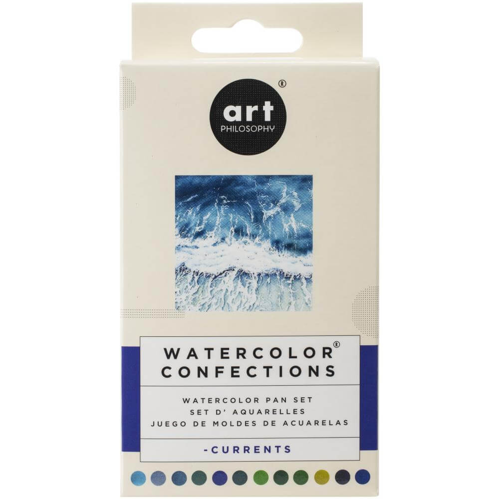 Prima Watercolor Confections Watercolor Pans 12/Pkg - Currents 642143