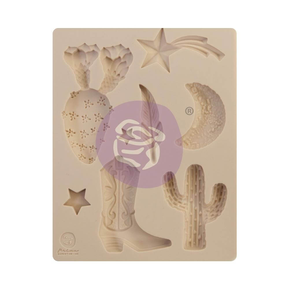 Prima Marketing Decor Mould 3.5"X4.5"X8mm - Golden Desert
