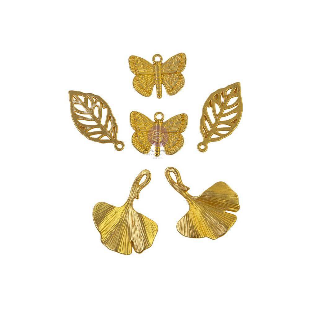 Prima Marketing Nature Lover Metal Charms 6/Pkg