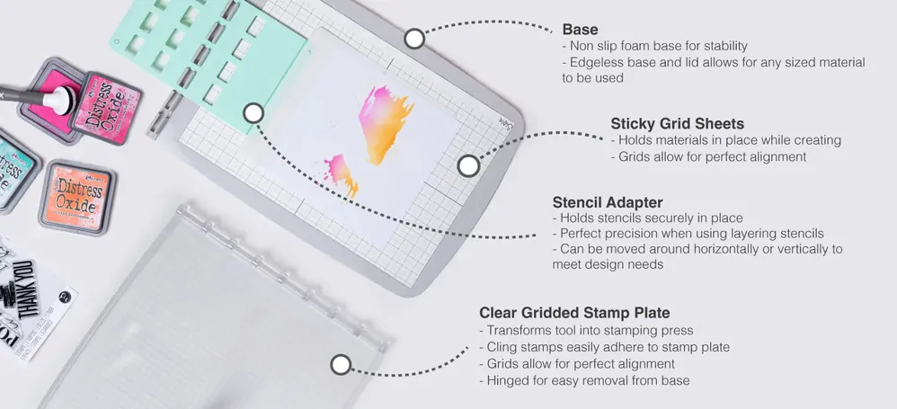 Sizzix Stencil & Stamp Tool 664896