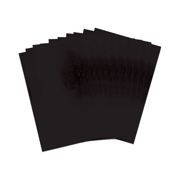 Sizzix Surfacez Shrink Plastic 10PK (A4 Black Gloss) 664915