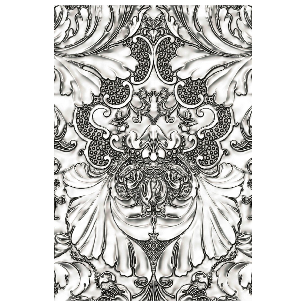 3-D Texture Fades Embossing Folder Damask by Tim Holtz