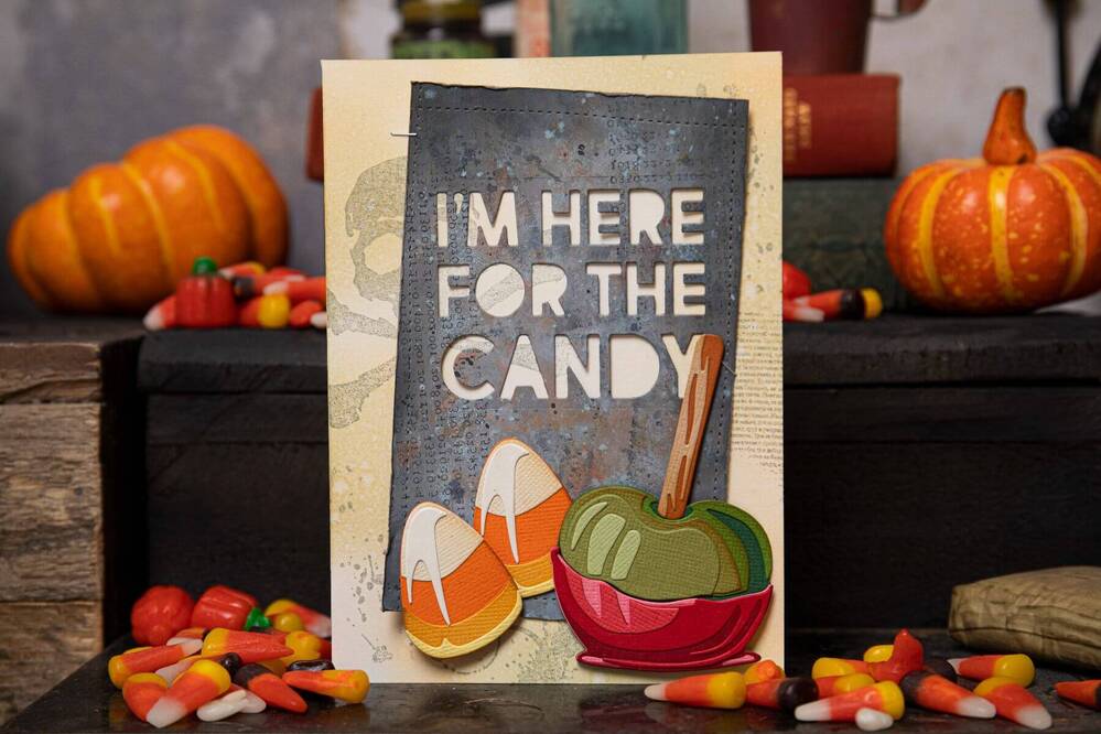 Sizzix Thinlits Die Set 9PK - Bold Text Halloween by Tim Holtz 665995