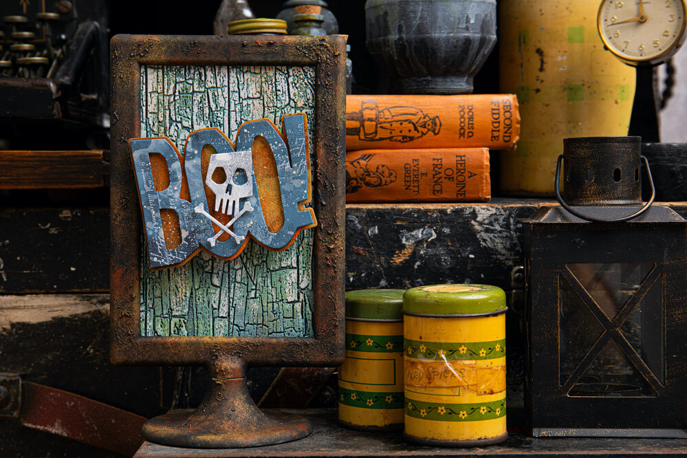 SIZZIX 3-D Texture Fades Embossing Folder - Cracked by Tim Holtz