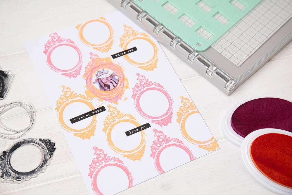 Sizzix Layered Clear Stamps Set 3PK - Artsy Regal Frame (By 49 And Market) 666631