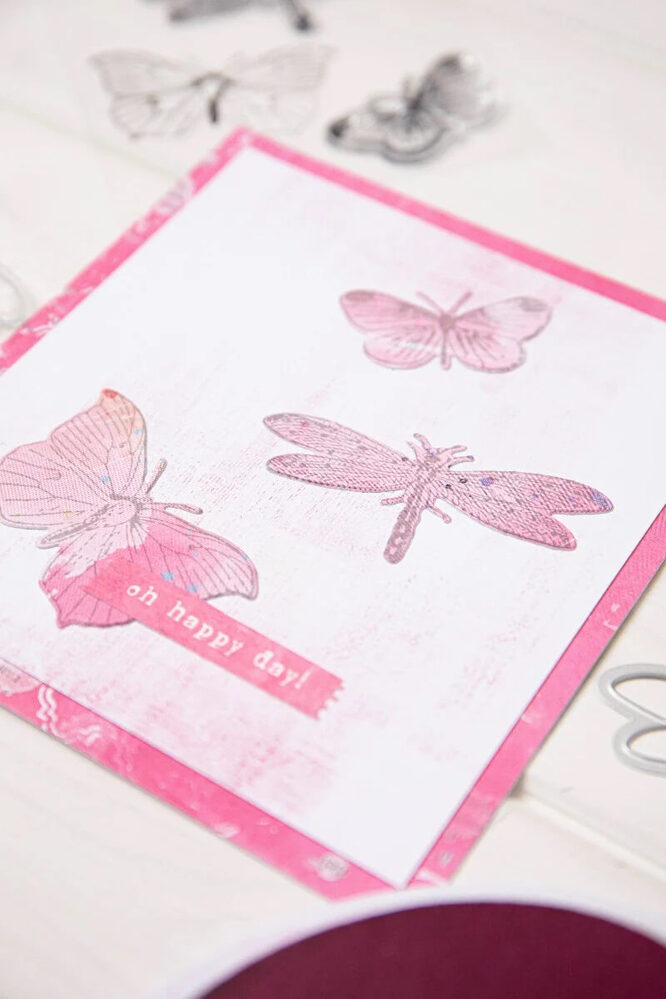 Sizzix Framelits Die Set (3PK) w/ Stamps (3PK) - Engraved Wings (By 49 And Market) 666633