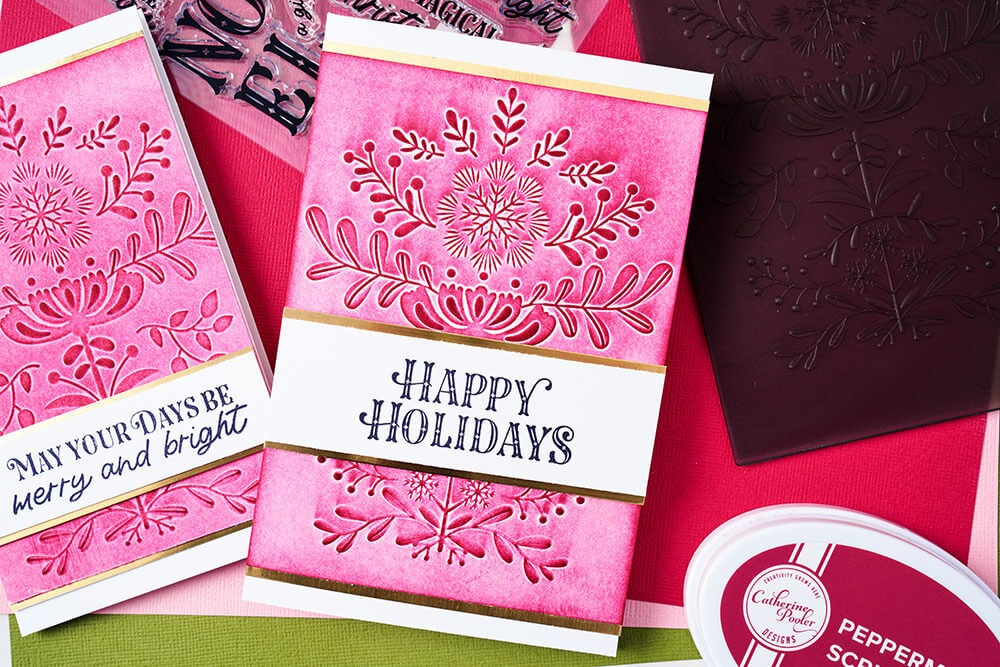 Sizzix 3-D Textured Impressions Embossing Folder - Yuletide by Catherine Pooler 666732