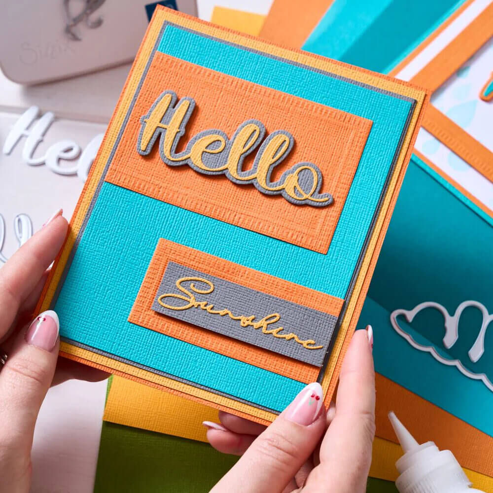 Sizzix Framelits Die Set (9PK) - Fanciful Reversed, Renee Deco Rectangles by Stacey Park 666846