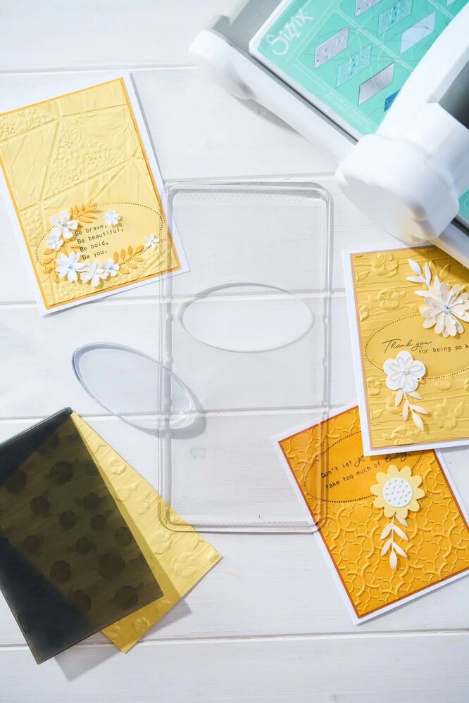 Sizzix Dimensional Diffuser - Accessory Oval Plate and Insert by Stacey Park 666857