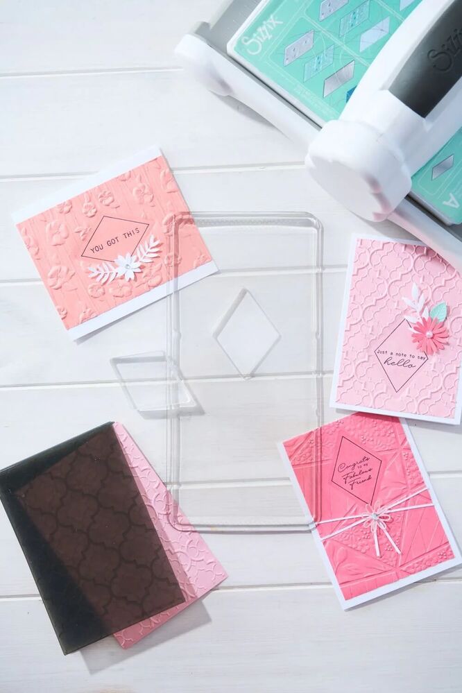 Sizzix Dimensional Diffuser - Accessory Diamond Plate and Insert by Stacey Park 666858