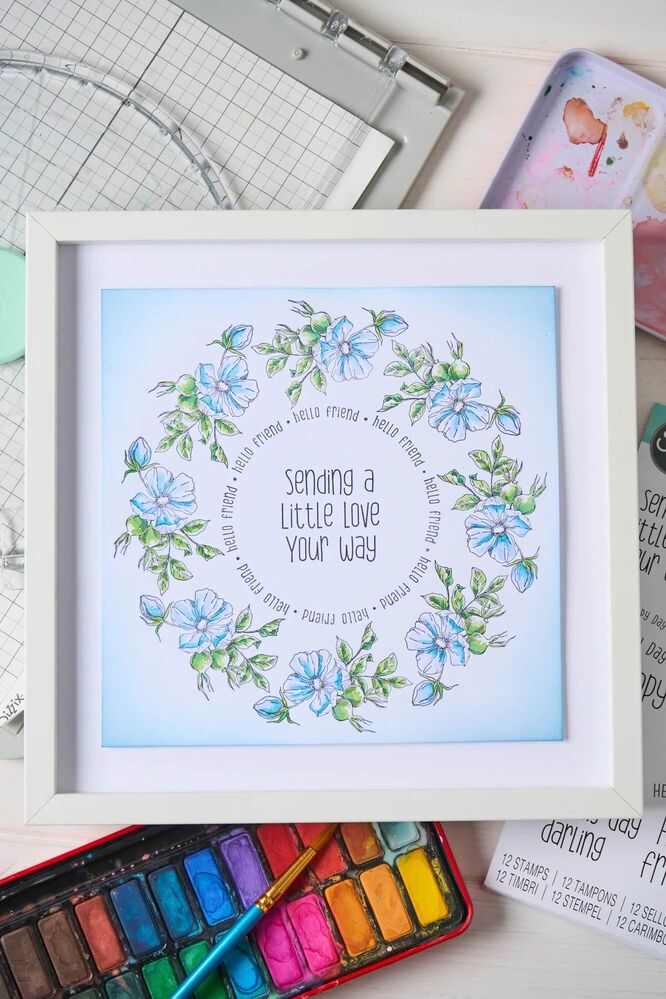 Sizzix Clear Stamps 13PK - Wildflower Botanicals 666870