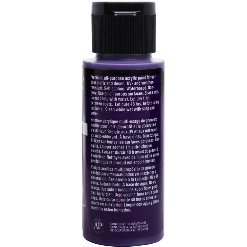 Plaid FolkArt Outdoor Opaque 2oz/ 59ml - Violet Pansy
