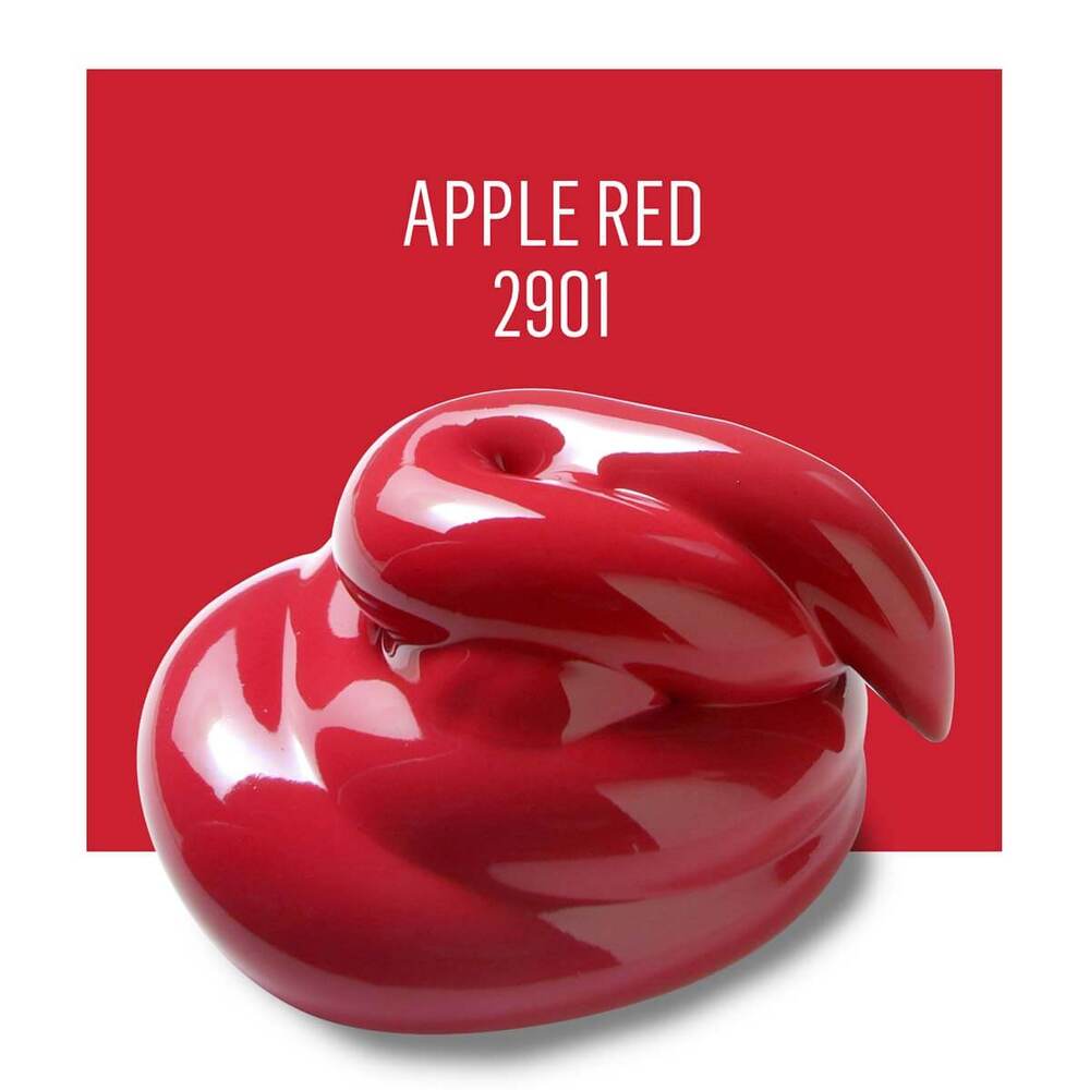 Plaid FolkArt Multi-Surface Satin Acrylic Paint 2oz - Apple Red