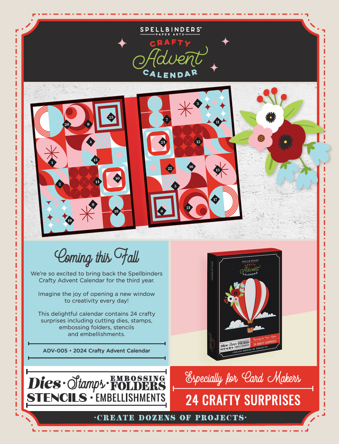 Spellbinders 24 Day Crafty Advent Calendar 2024
