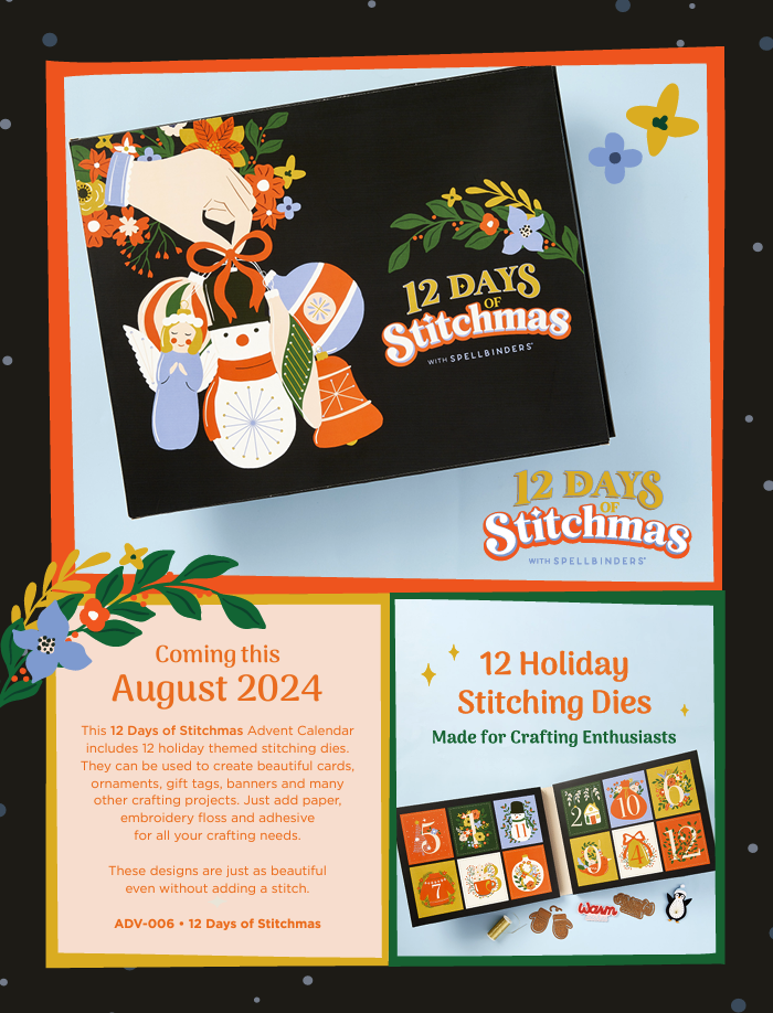 Spellbinders 12 Days of Stitchmas 12 Day Advent Calendar
