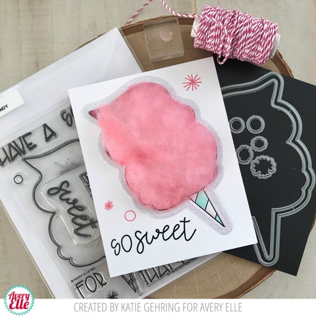 Avery Elle Dies & Stamps Set - Cotton Candy AE1903
