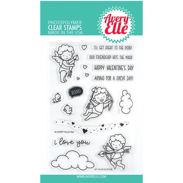 Avery Elle Clear Stamp - Cupids AE1940