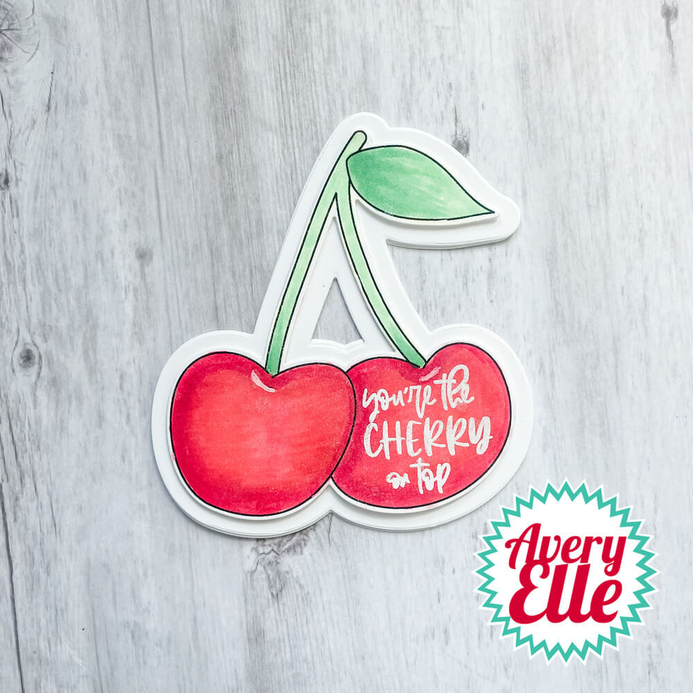 Avery Elle Clear Stamp - Cherry On Top AE2142