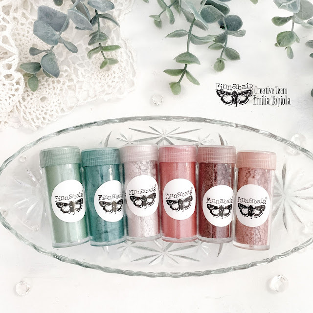 Finnabair Art Ingredients Mica Powder Set 7g 6/Pkg - Vintage Roses