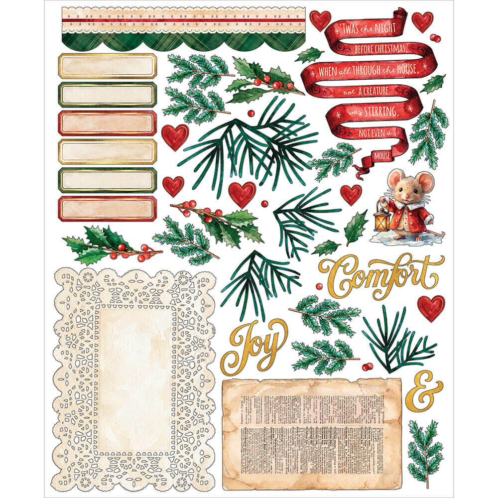 49 and Market Card Kit - Santa's Winter Village