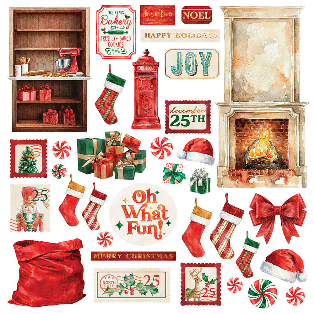 49 and Market All-in-One Kit - Santa's Winter Village