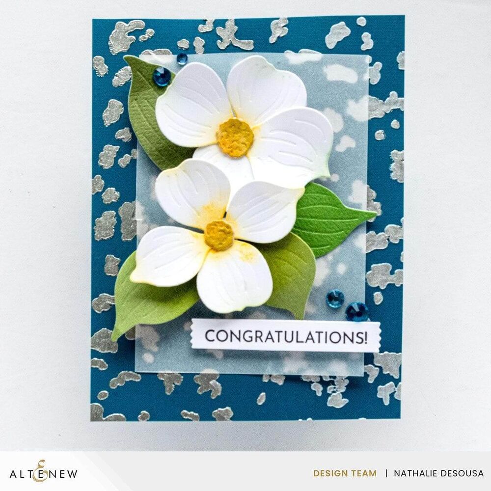 Altenew Stencil - Foil Leaf Background ALT10590